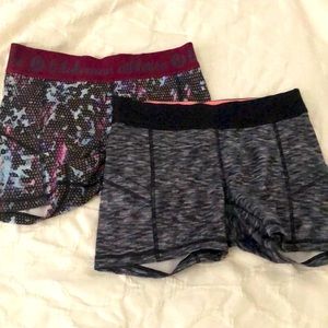LULULEMON shorts (TWO PAIRS)